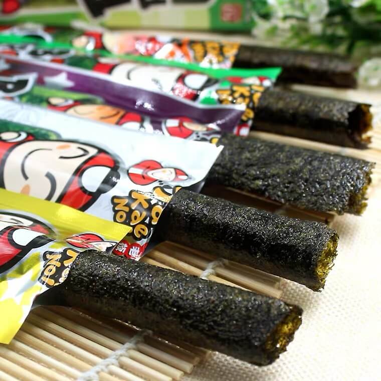 Taokaenoi Big Roll Snack di Alghe Classico - 3g