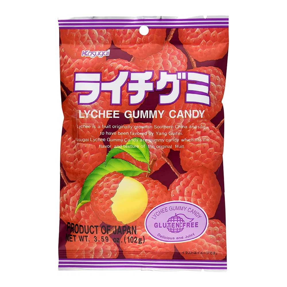 Caramelle Gommose al Lychee Senza Glutine - 102g