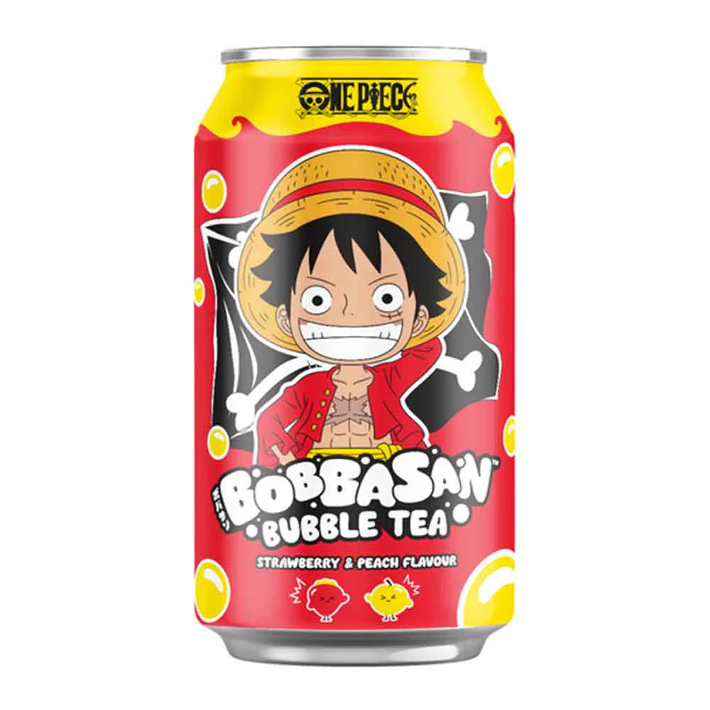 One Piece Luffy Bubble Tea Fragola e Pesca