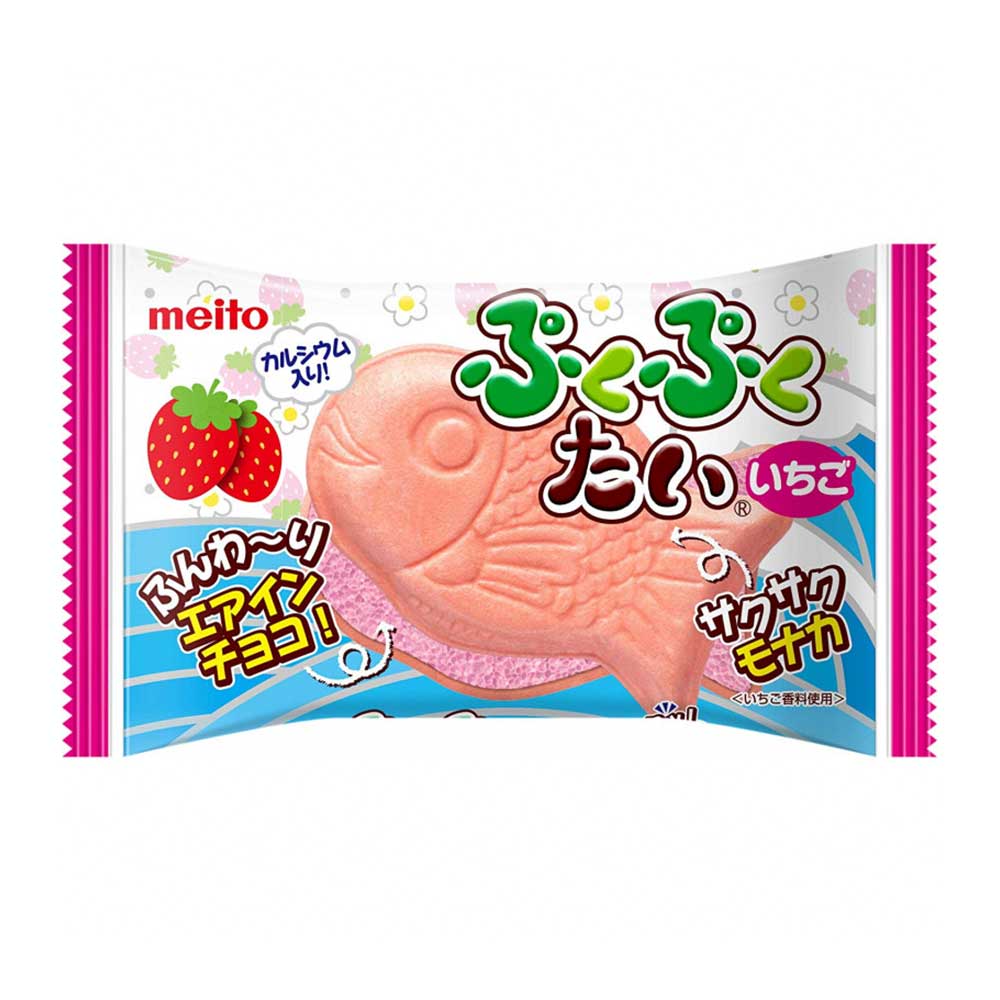 Puku Puku Tai Biscotti Wafer alla Fragola - 16g