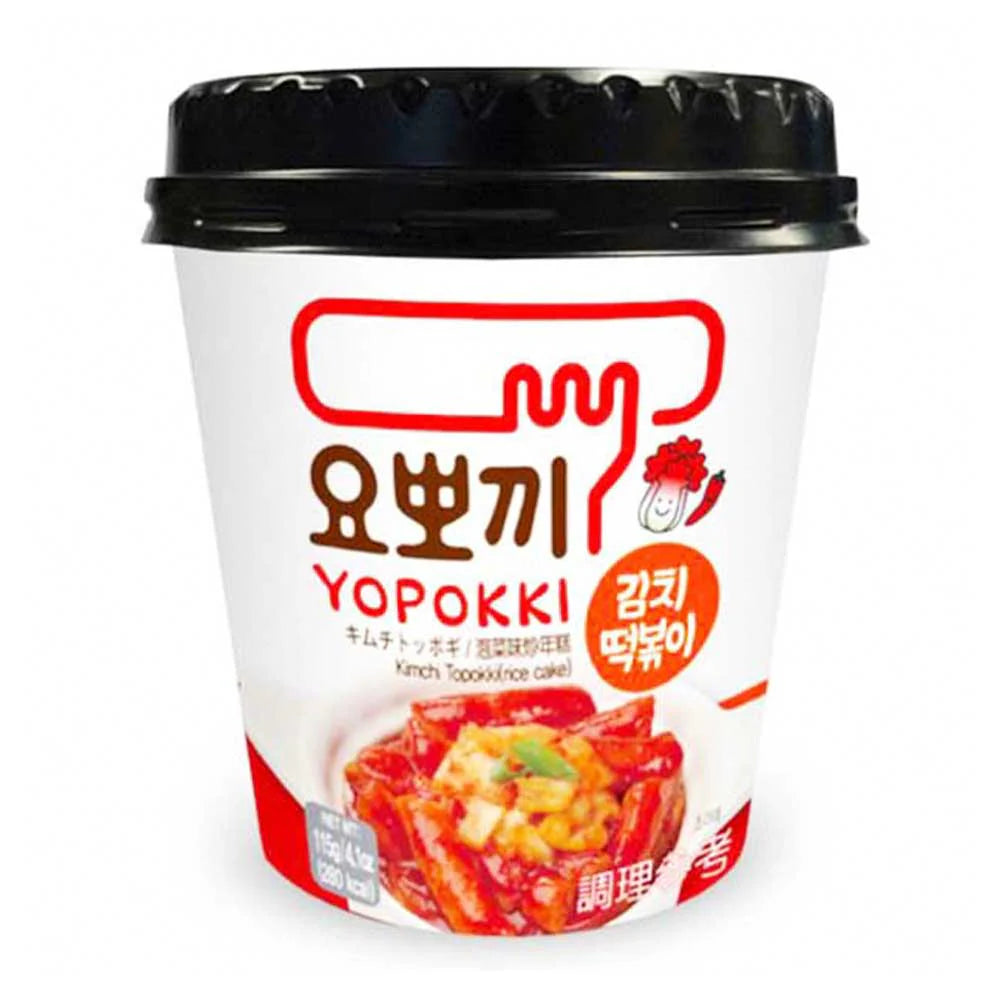 Yopokki Tteokbokki Cup con Kimchi - 140g